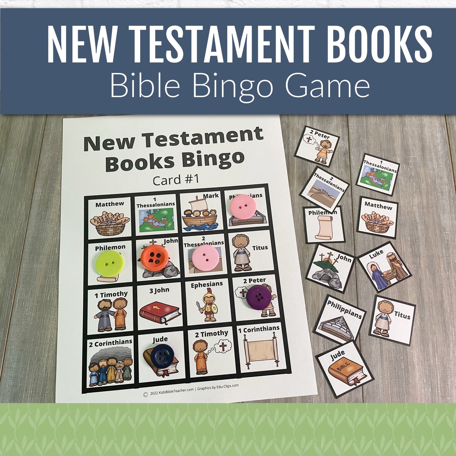 Bible Bingo - New Testament Bible Games for Youth