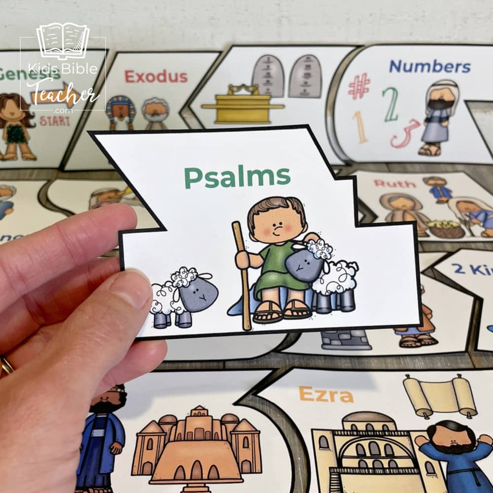 Books of the Bible Puzzle - Old Testament Bible Games for Youth