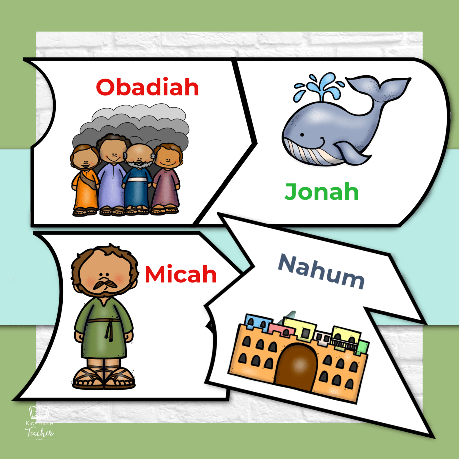 Books of the Bible Puzzle - Old Testament Bible Games for Youth