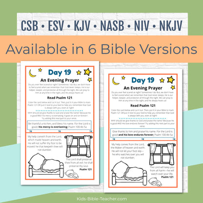 Prayer Journal Pages for Preschoolers and Early Readers