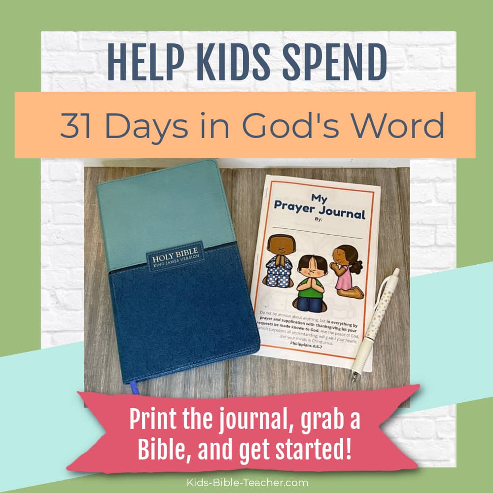 Prayer Journal Pages for Preschoolers and Early Readers