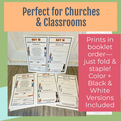 Prayer Journal Pages for Tweens and Teens