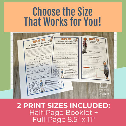 Prayer Journal Pages for Tweens and Teens