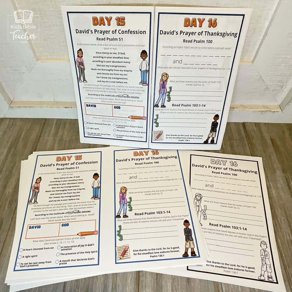 Prayer Journal Pages for Tweens and Teens