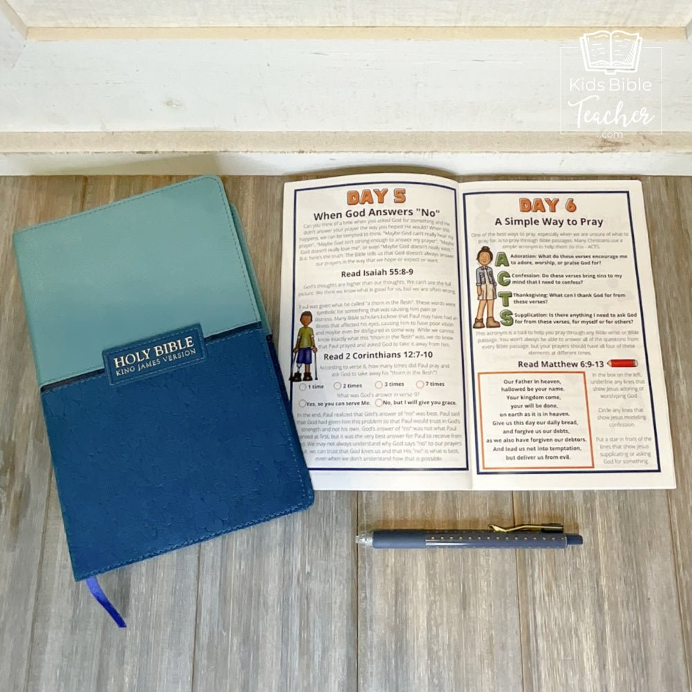 Prayer Journal Pages for Tweens and Teens