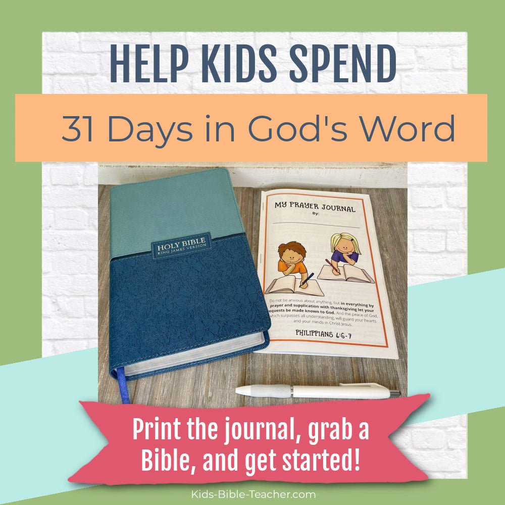 Prayer Journal Pages for Elementary Kids