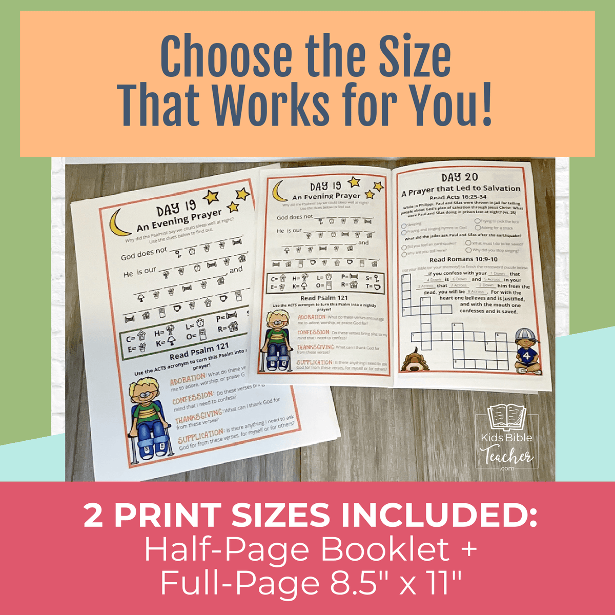 Prayer Journal Pages for Elementary Kids