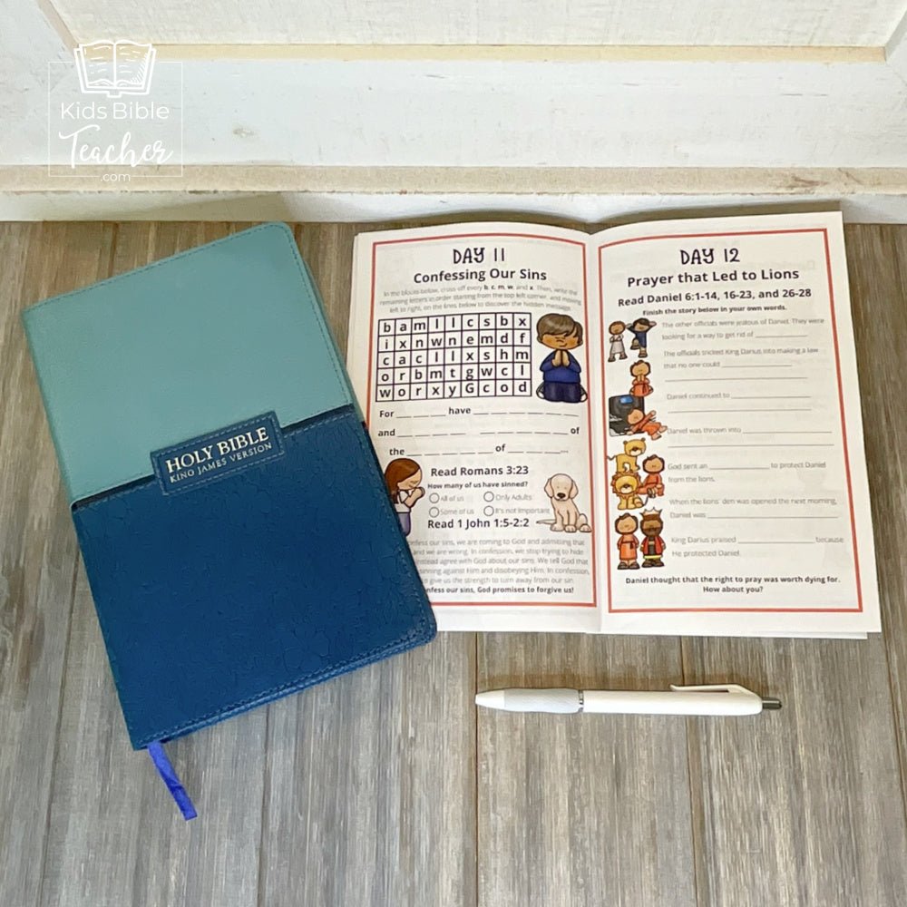 Prayer Journal Pages for Elementary Kids