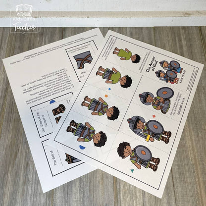 Armor of God Mini Book Craft for Kids