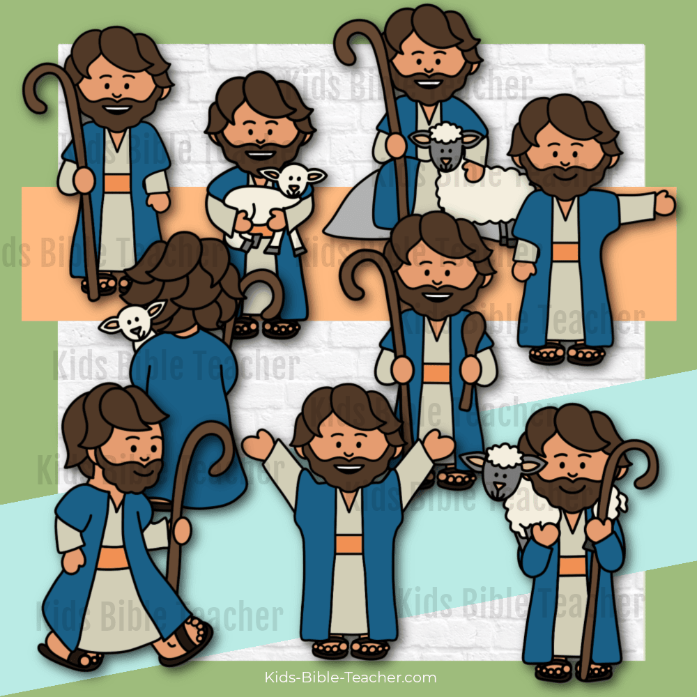 Psalm 23 | The Good Shepherd Clip Art Set