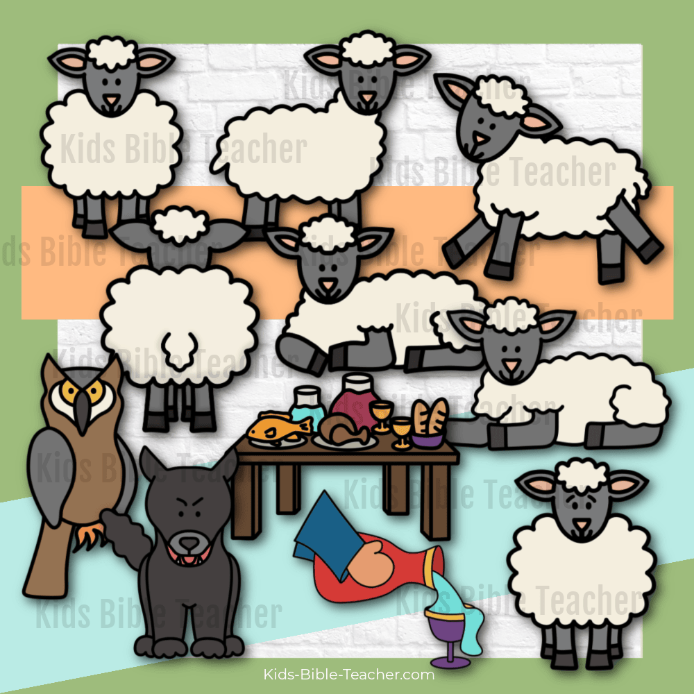 Psalm 23 | The Good Shepherd Clip Art Set
