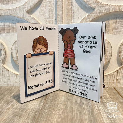 &quot;How Can I Get To Know God?&quot; Mini-Book Salvation Craft for Kids