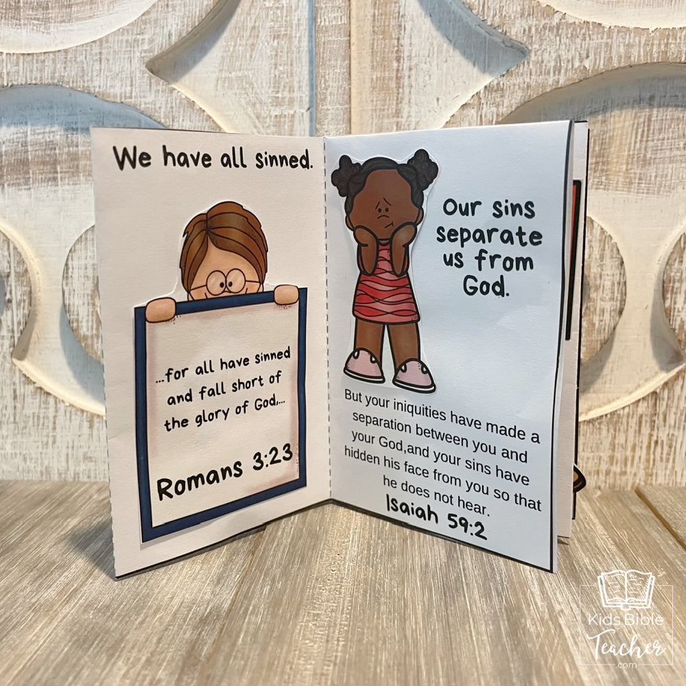 &quot;How Can I Get To Know God?&quot; Mini Book Salvation Craft for Kids
