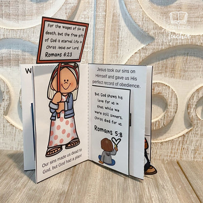 &quot;How Can I Get To Know God?&quot; Mini-Book Salvation Craft for Kids