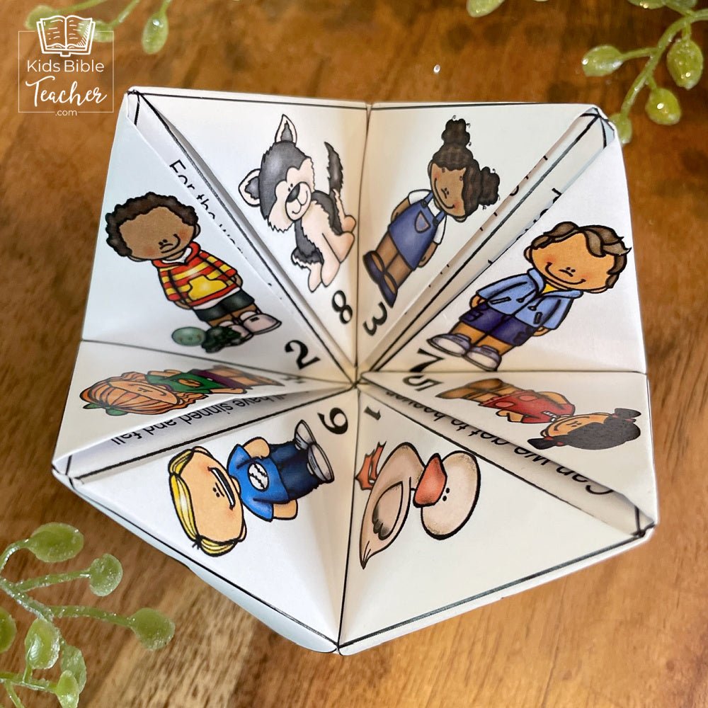 Salvation Finger Puzzle Origami Bible Craft