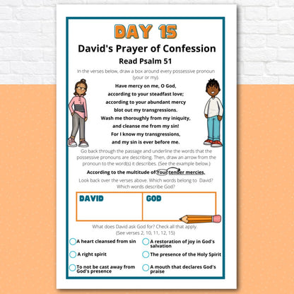 Prayer Journal Pages for Tweens and Teens