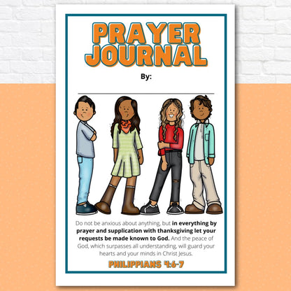 Prayer Journal Pages for Tweens and Teens