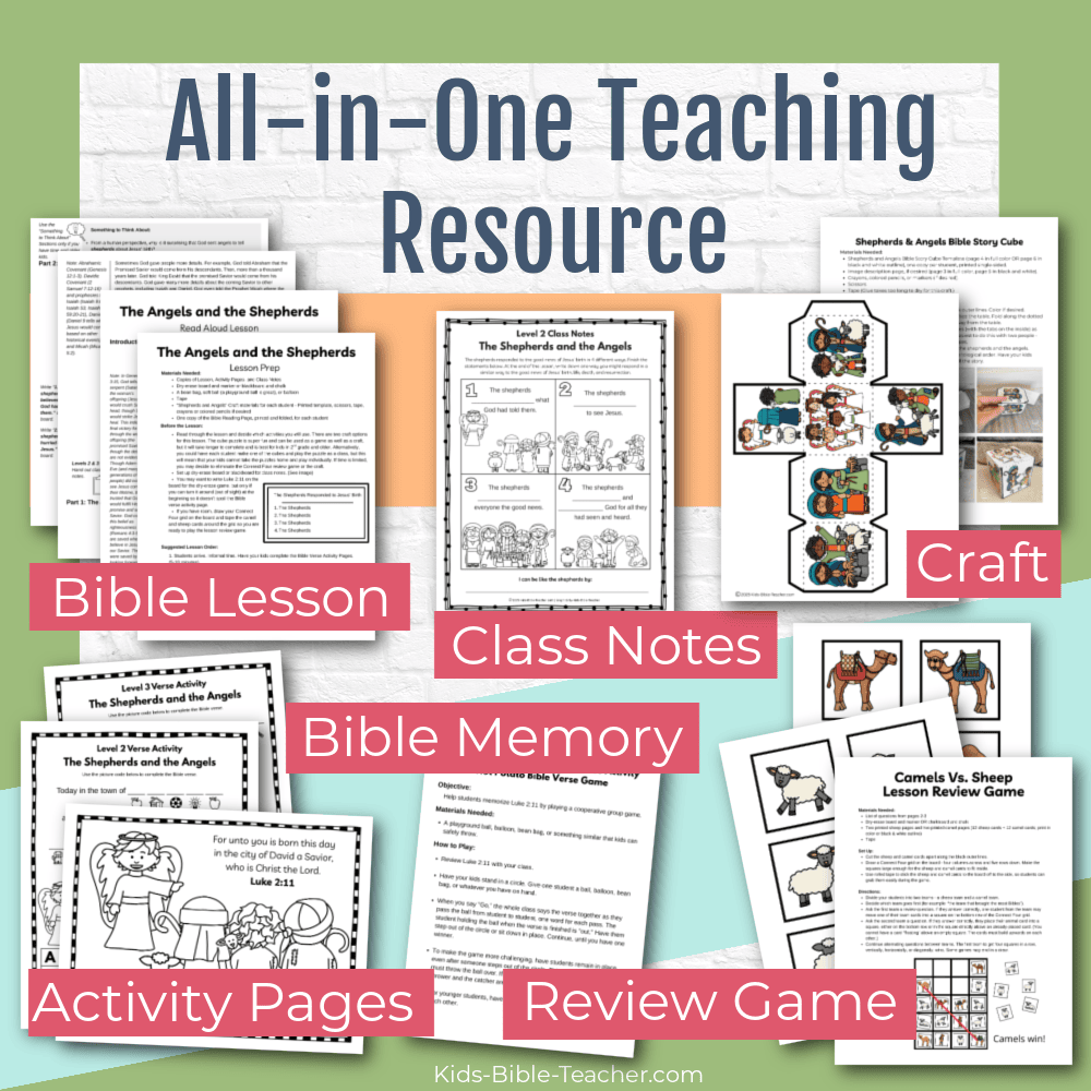 The Shepherds and the Angels Complete Bible Lesson
