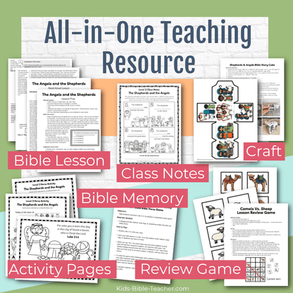 The Shepherds and the Angels Complete Bible Lesson