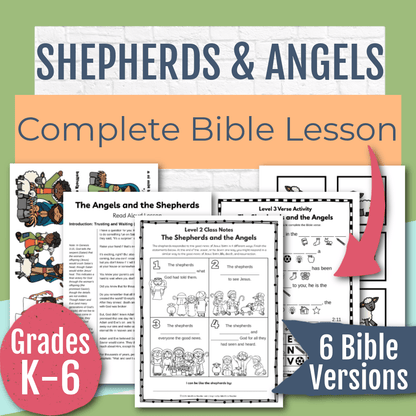 The Shepherds and the Angels Complete Bible Lesson