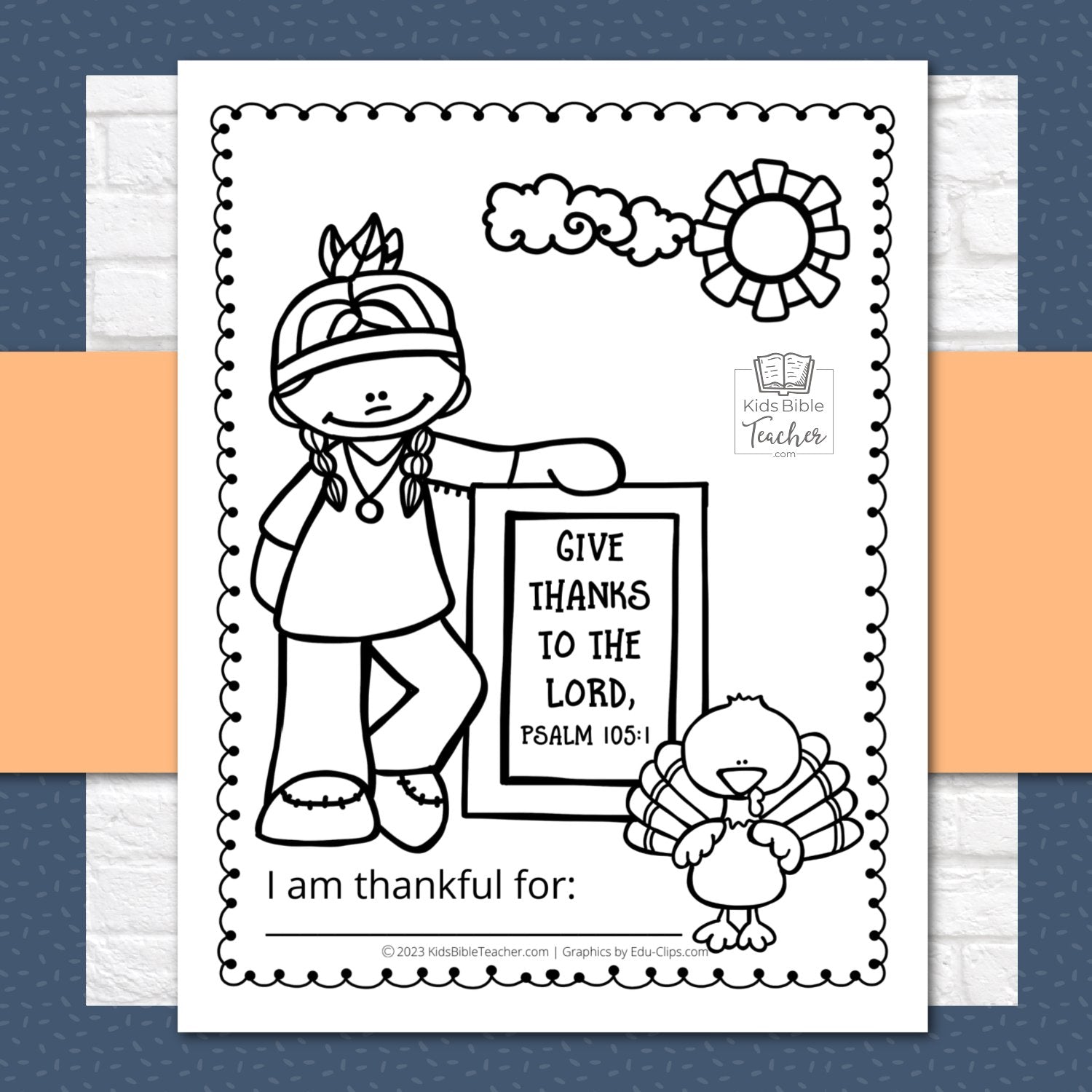 Thanksgiving Activity Pages with Thanksgiving Bible Verses for Kids