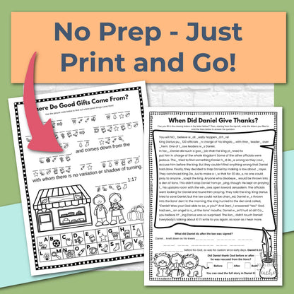Thanksgiving Bible Activity Pages for Kids (2nd–6th Grades)