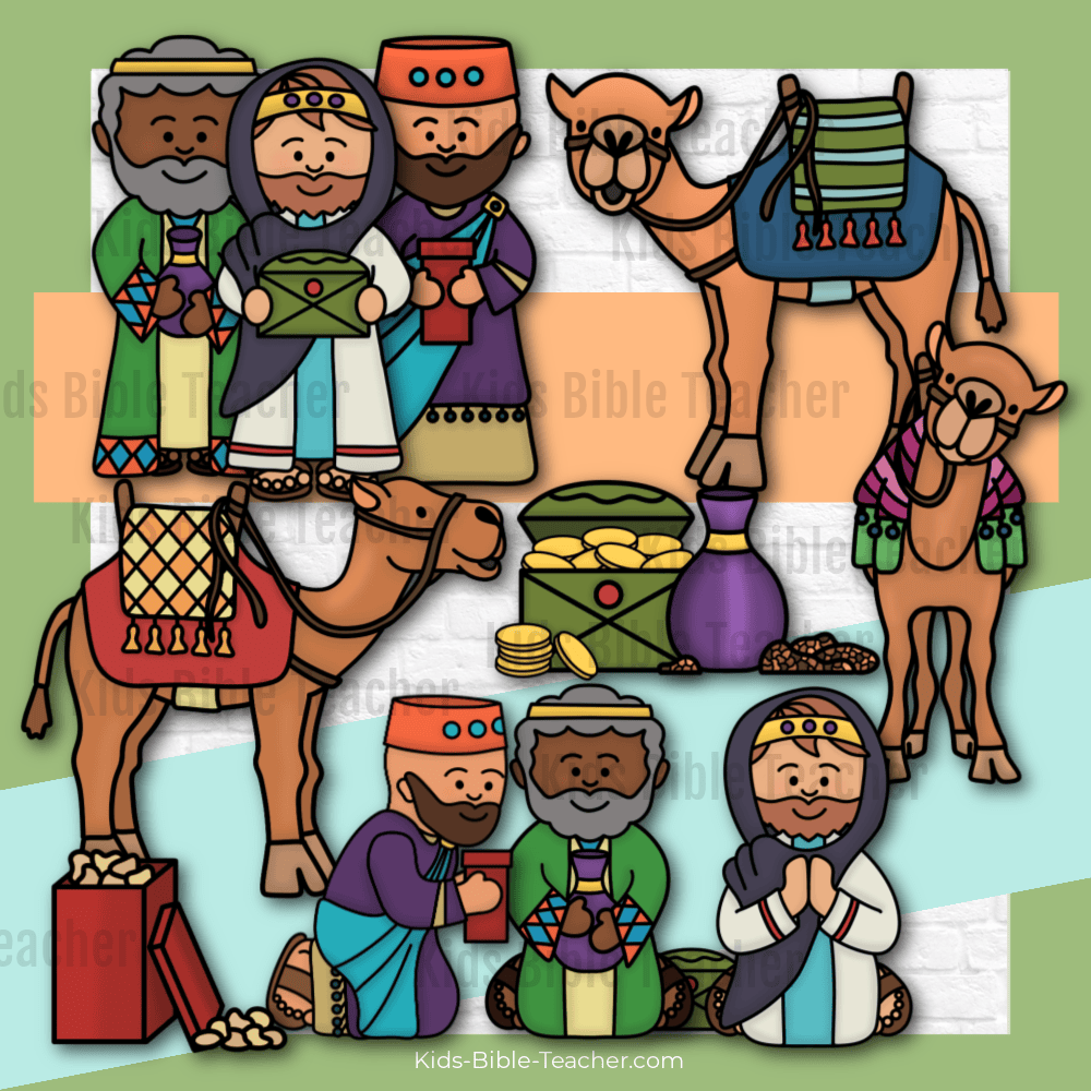 Wise Men Clip Art Set