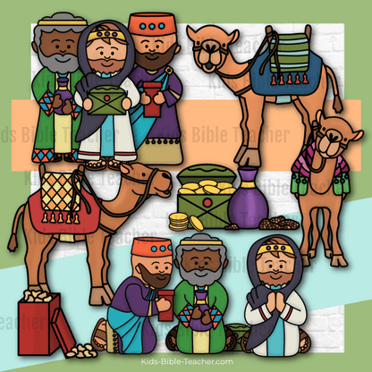 Wise Men Clip Art Set