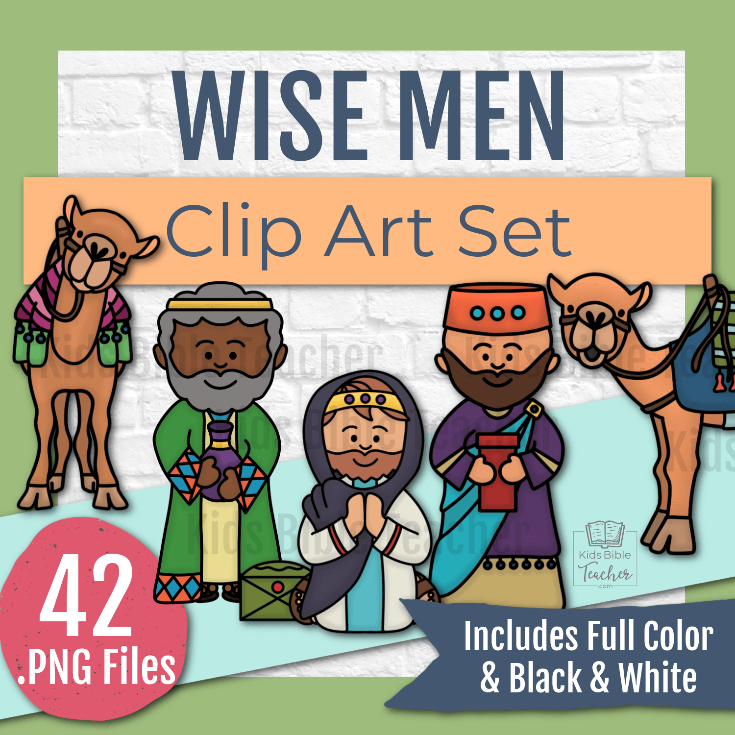 Wise Men Clip Art Set