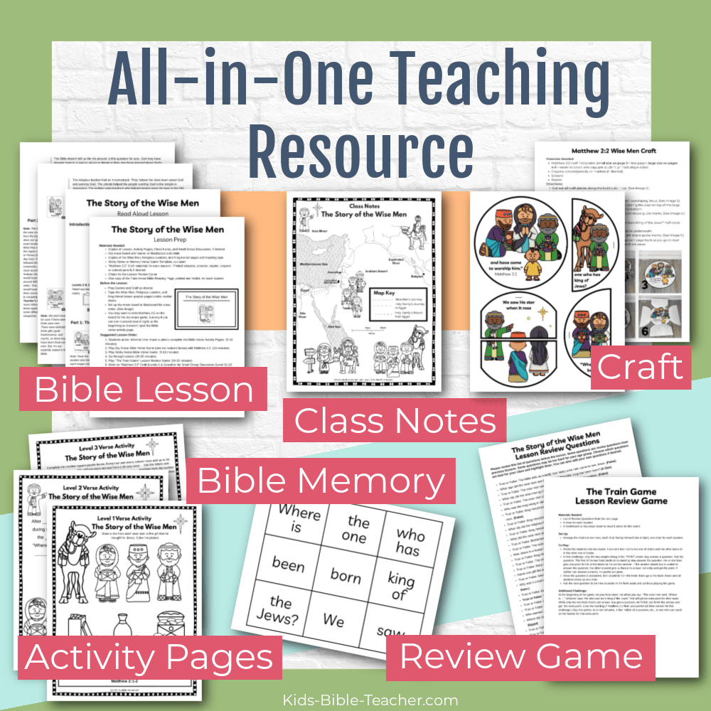 The Wise Men Complete Bible Lesson
