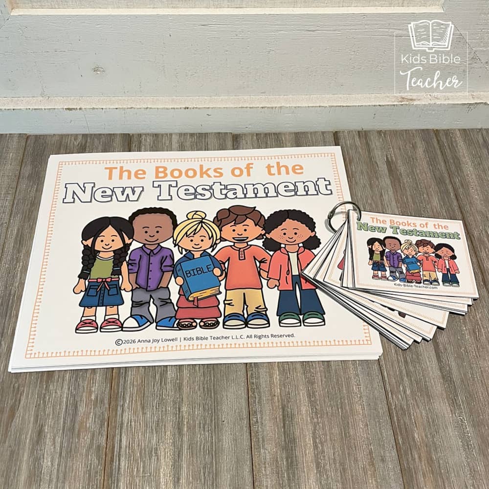 New Testament Books of the Bible Teaching Posters and Mini Cards