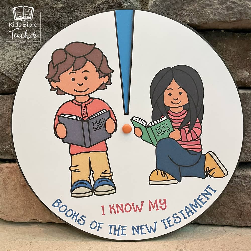 New Testament Spinner Books of the Bible Craft