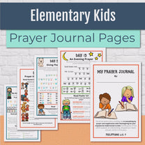 Prayer Journal Pages for Elementary Kids – Kids Bible Teacher