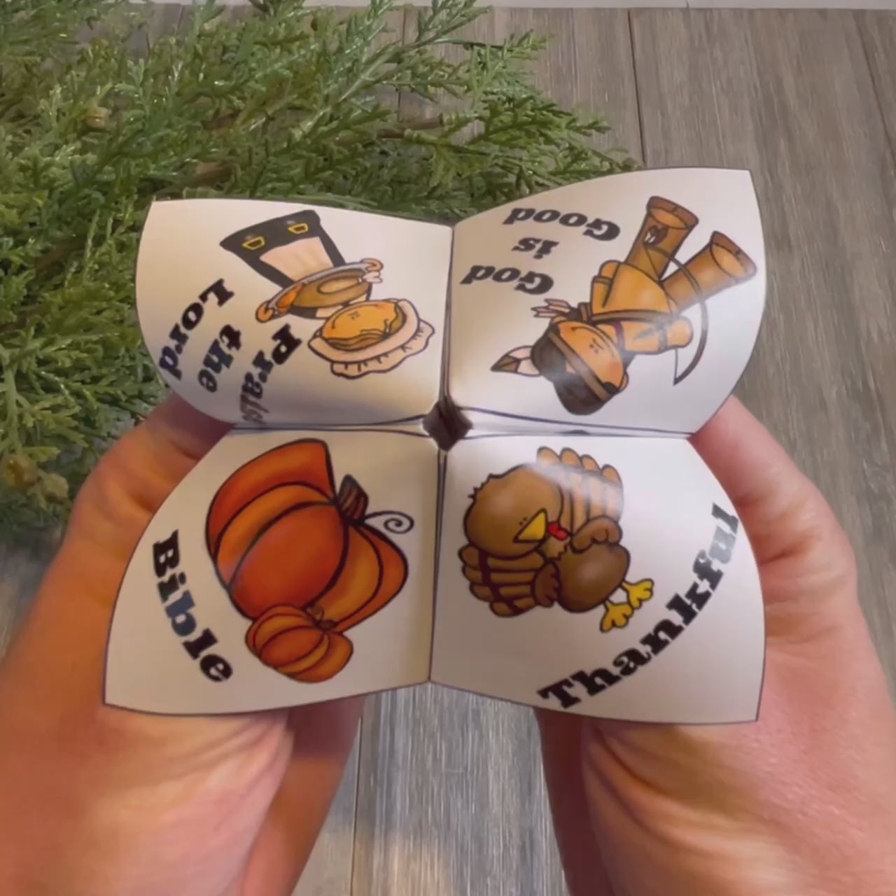 Thanksgiving Finger Puzzle Craft