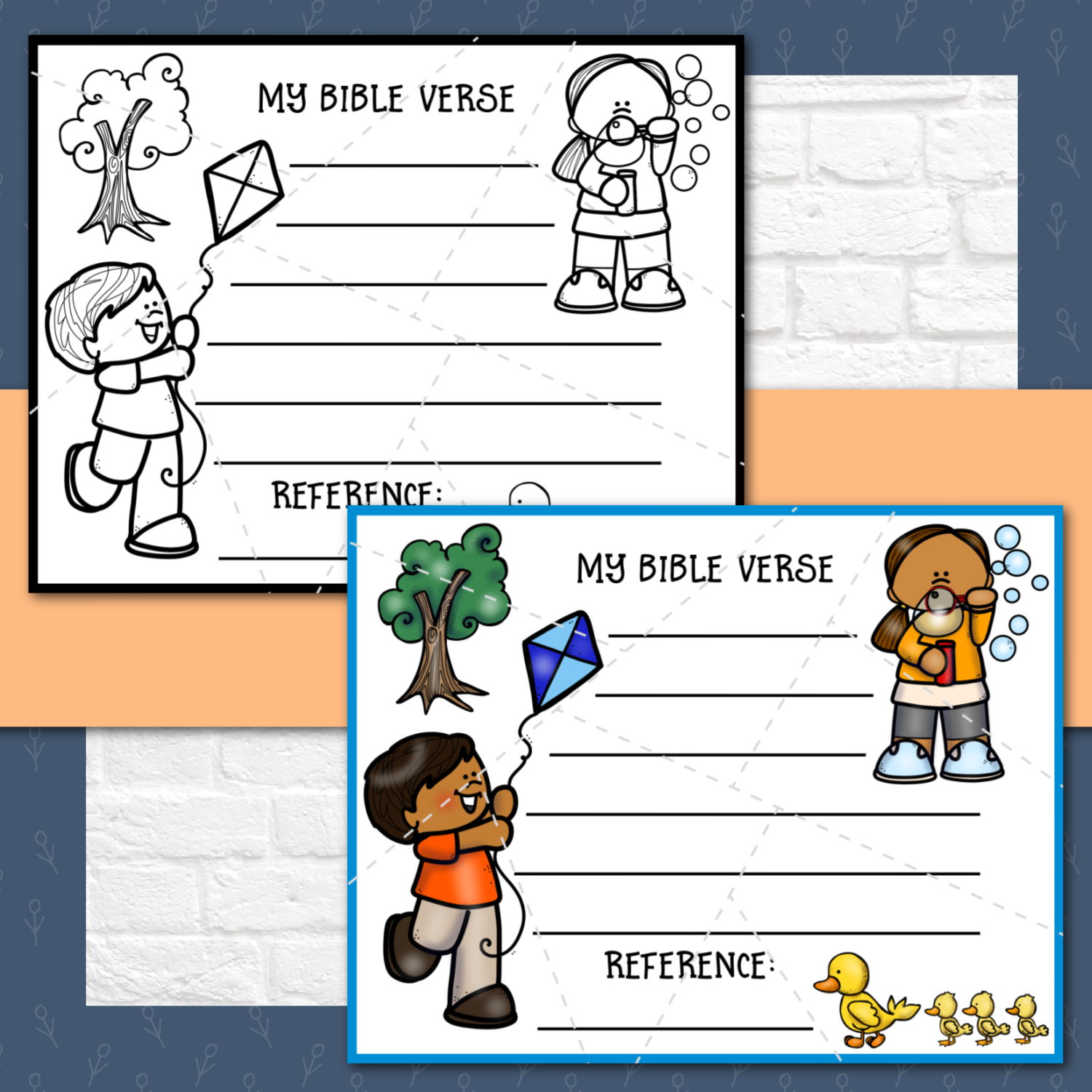 8 Bible Verse Memory Puzzles for 1st and 2nd Graders
