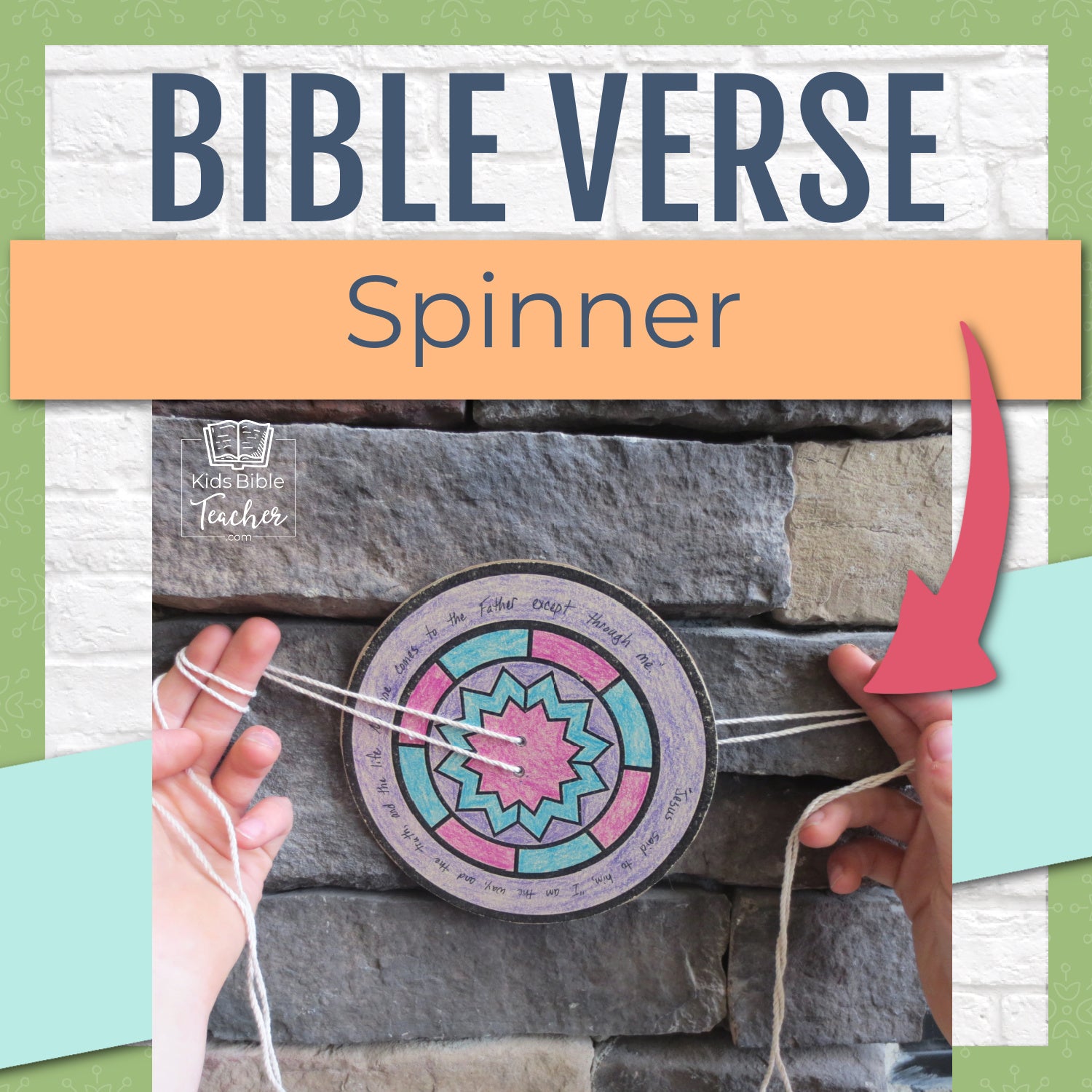 Books of the Bible New Testament Spinner Craft - Kids Bible Teacher