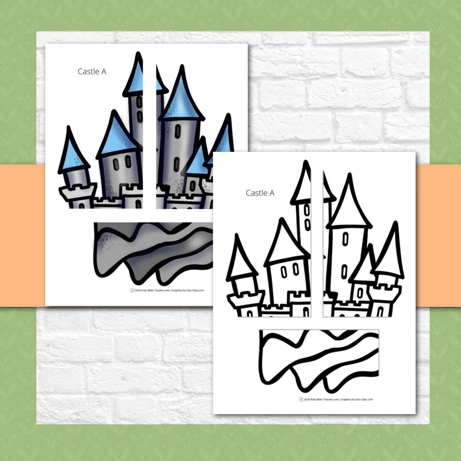 Attack the Castle Lesson Review Game for 2nd, 3rd, 4rth, and 5th Grades
