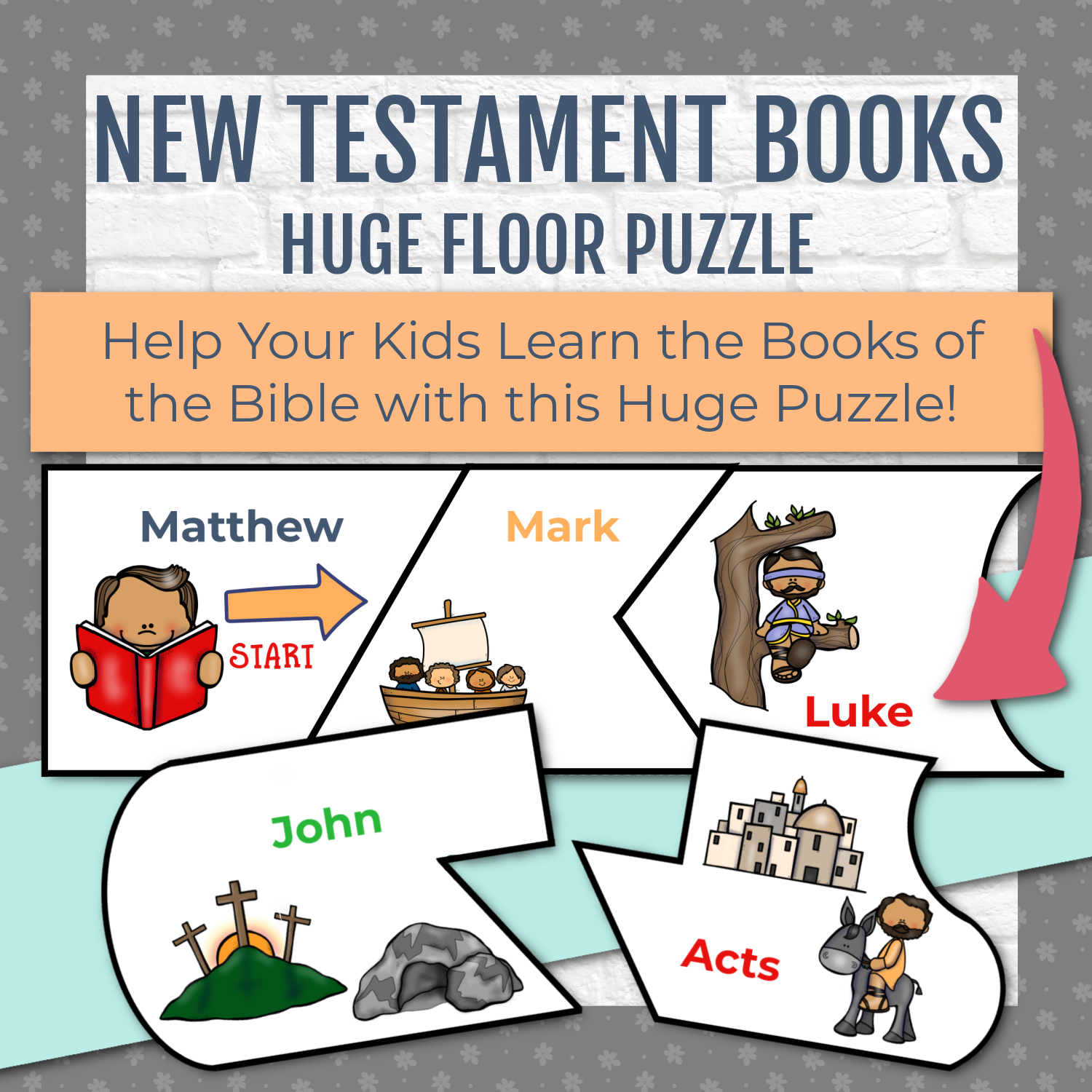 Books of the Bible New Testament Games Bundle