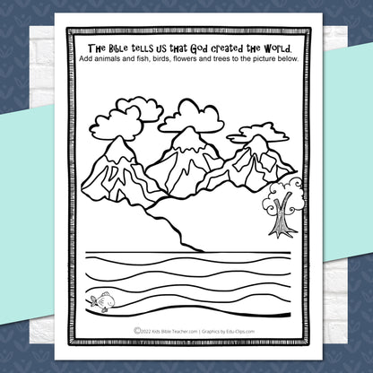 My First Sermon Notes Printables for Preschoolers and Early Readers, Instant Download