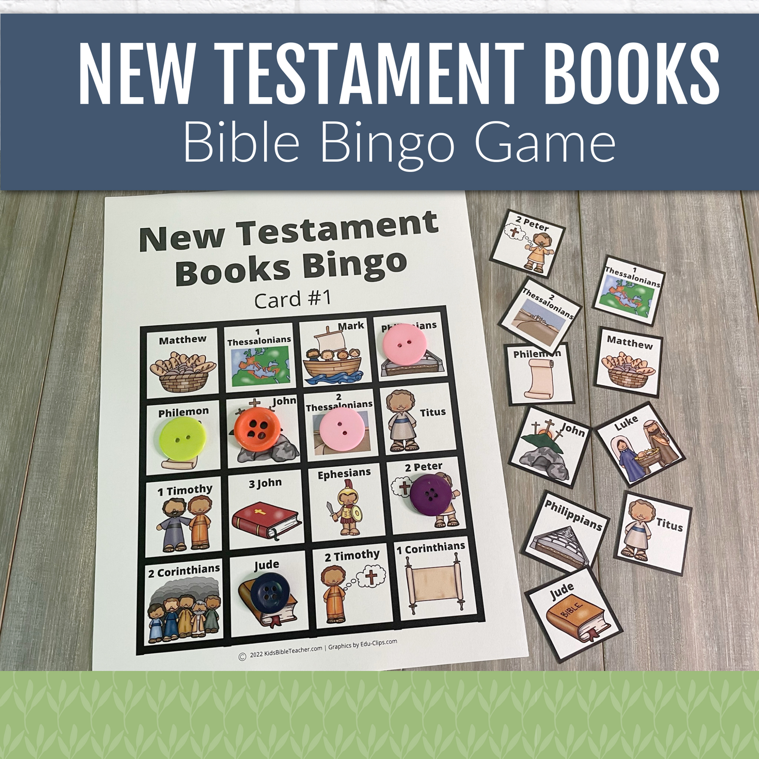Bible Bingo - New Testament Bible Games for Youth