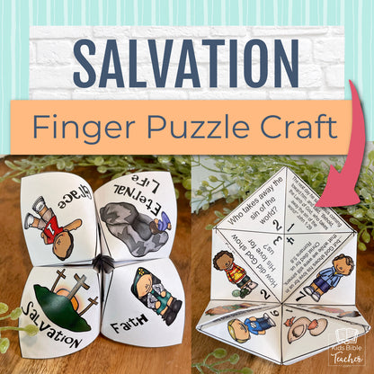 Salvation Finger Puzzle Origami Bible Craft