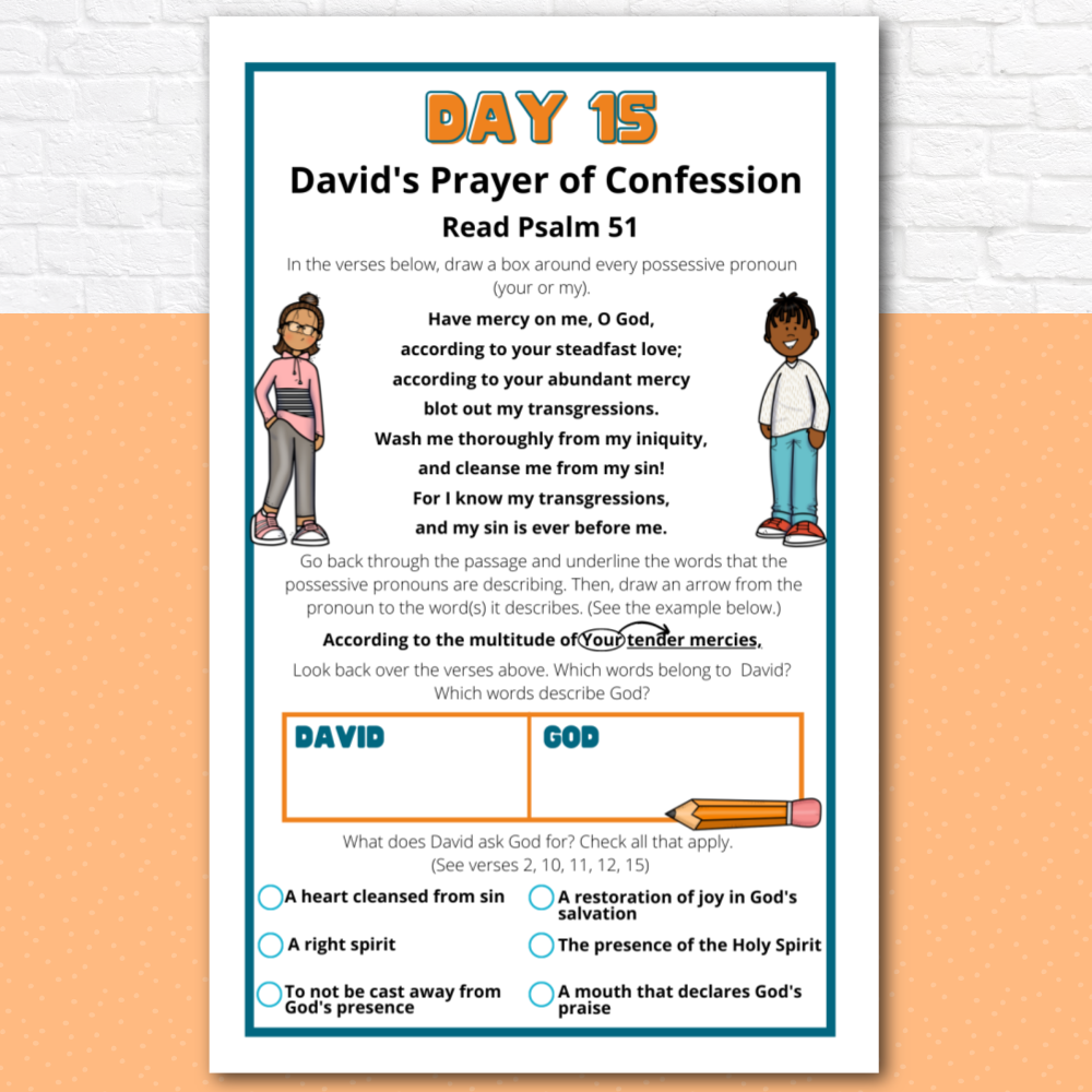 Prayer Journal Pages for Tweens and Teens