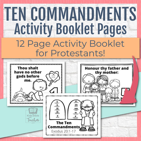 Ten Commandments – Kids Bible Teacher