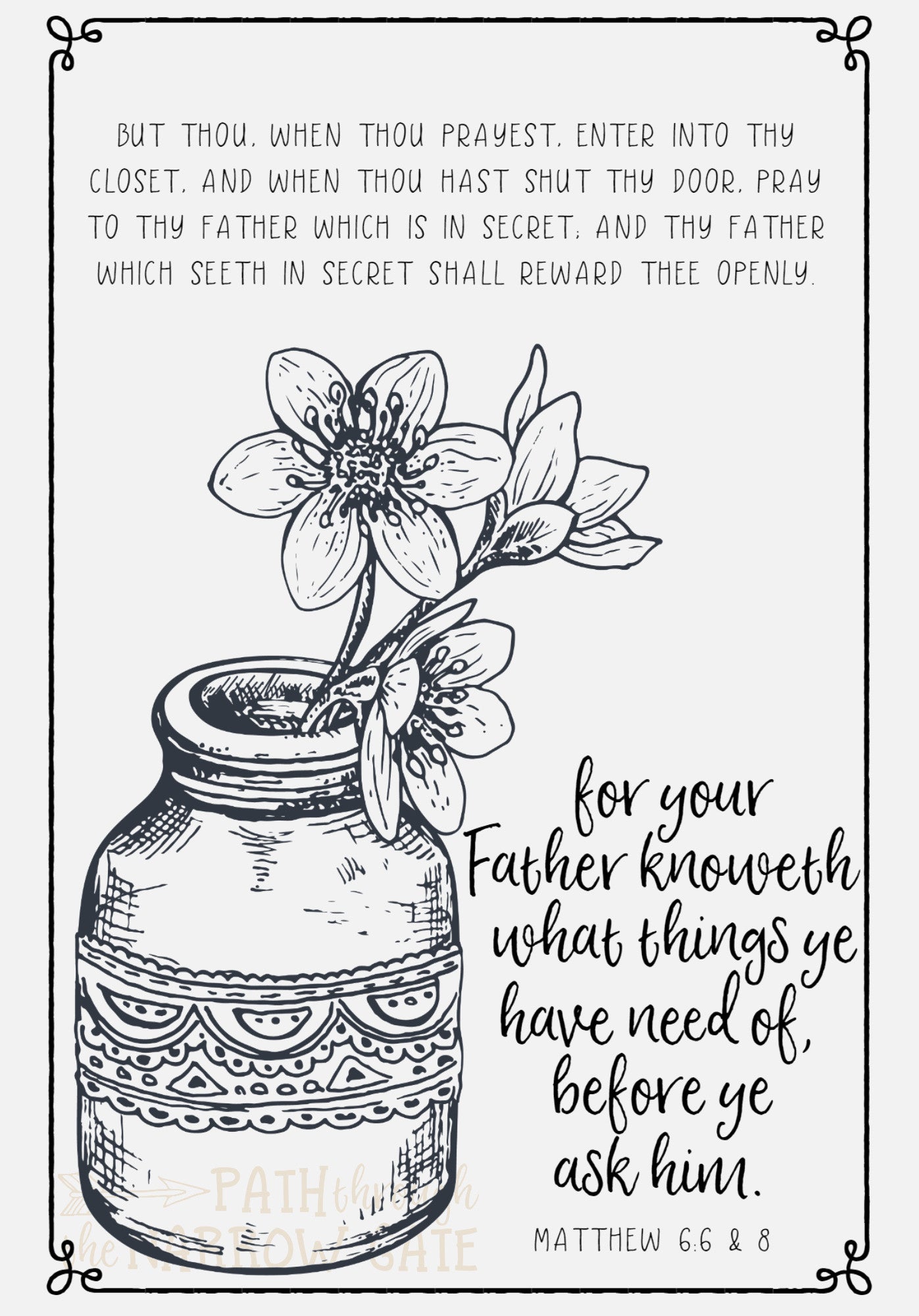 Quiet Meditations Prayer Journal and Coloring Pages